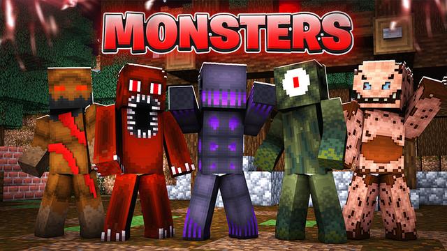 Thumbnail of the Minecraft Bedrock Marketplace product Monsters created by Blu Shutter Bug.