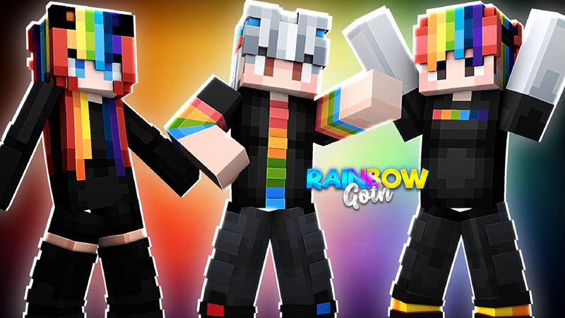 Rainbow Goth by Blu Shutter Bug | CHUNK - Minecraft Bedrock Marketplace ...