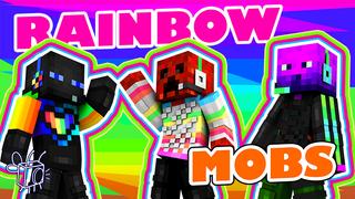 Thumbnail of the Minecraft Bedrock Marketplace product Rainbow Mobs created by Blu Shutter Bug.