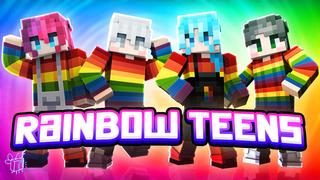 Thumbnail of the Minecraft Bedrock Marketplace product Rainbow Teens created by Blu Shutter Bug.