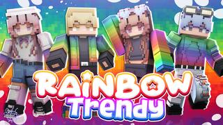 Thumbnail of the Minecraft Bedrock Marketplace product Rainbow Trendy created by Blu Shutter Bug.
