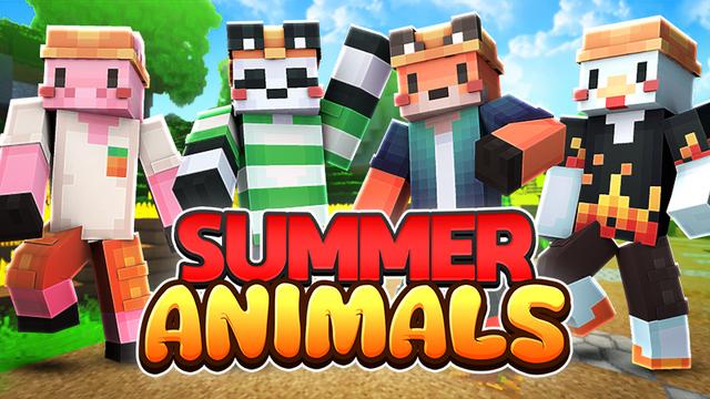 Thumbnail of the Minecraft Bedrock Marketplace product Summer Animals created by Blu Shutter Bug.