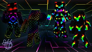 Thumbnail of the Minecraft Bedrock Marketplace product Techno Colors created by Blu Shutter Bug.
