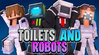 Thumbnail of the Minecraft Bedrock Marketplace product Toilets and Robots created by Blu Shutter Bug.