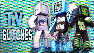 Thumbnail of the Minecraft Bedrock Marketplace product TV Glitches created by Blu Shutter Bug.