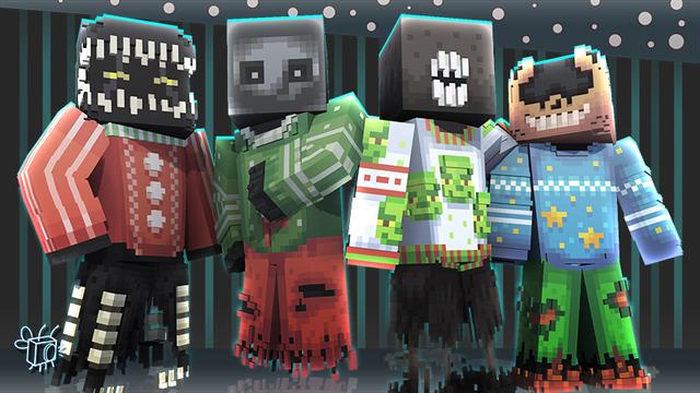 Thumbnail of the Minecraft Bedrock Marketplace product Ugly Sweater Creeps created by Blu Shutter Bug.