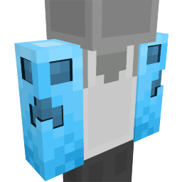 Thumbnail of the Minecraft Bedrock Marketplace product Blue Creeper Arms created by Blue Depth Games.
