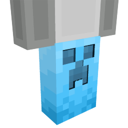 Thumbnail of the Minecraft Bedrock Marketplace product Blue Creeper Legs created by Blue Depth Games.