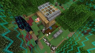 Screenshot of the Minecraft Bedrock Marketplace product CAPTIVE SURVIVAL + created by Blue Depth Games.