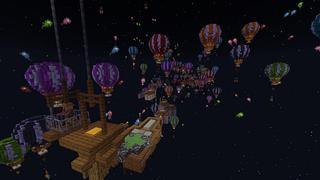 Screenshot of the Minecraft Bedrock Marketplace product Mega Long Parkour created by Blue Depth Games.