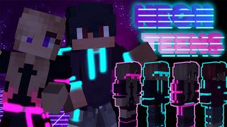 Thumbnail of the Minecraft Bedrock Marketplace product Neon Teens created by Blue Depth Games.