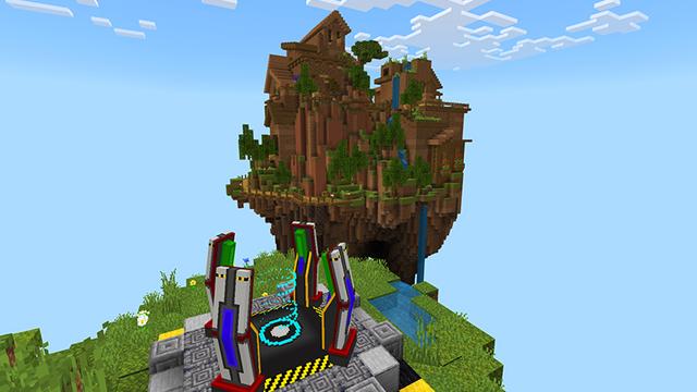 Screenshot of the Minecraft Bedrock Marketplace product One Block Skyblock created by Blue Depth Games.