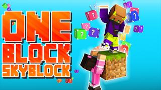 Thumbnail of the Minecraft Bedrock Marketplace product Ein Block Skyblock created by Blue Depth Games.