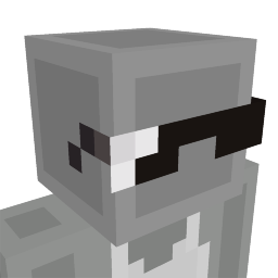 Thumbnail of the Minecraft Bedrock Marketplace product Shiny Sunglasses created by Blue Depth Games.