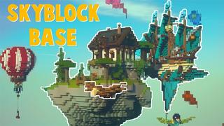 Thumbnail of the Minecraft Bedrock Marketplace product Skyblock Base created by Blue Depth Games.