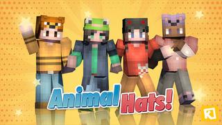 Thumbnail of the Minecraft Bedrock Marketplace product Animal Hats created by Box Build.