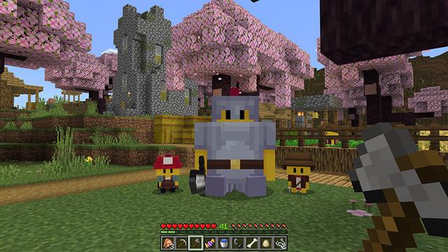 Screenshot of the Minecraft Bedrock Marketplace product Epic Helpers created by Box Build.