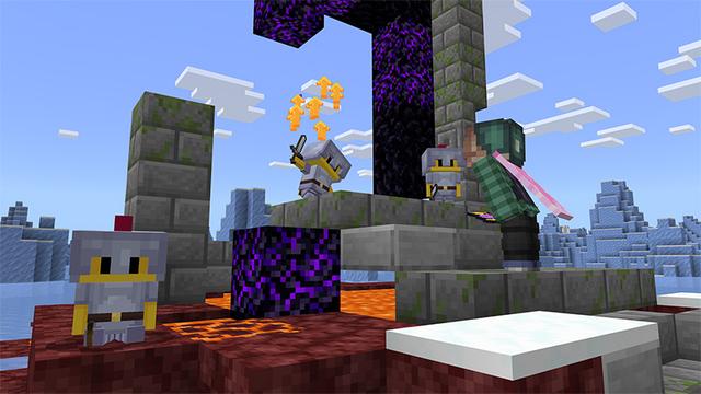 Screenshot of the Minecraft Bedrock Marketplace product Epic Helpers created by Box Build.