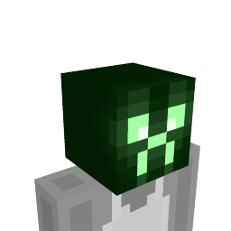 Thumbnail of the Minecraft Bedrock Marketplace product Green Glow Head created by Box Build.