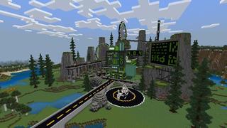 Screenshot of the Minecraft Bedrock Marketplace product Hacker Base created by Box Build.