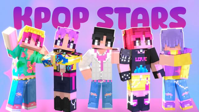 Thumbnail of the Minecraft Bedrock Marketplace product K-pop Stars created by Box Build.