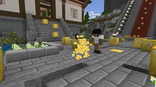 Screenshot of the Minecraft Bedrock Marketplace product Lucky Blocks created by Box Build.