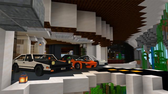 Screenshot of the Minecraft Bedrock Marketplace product Millionaire Mansion created by Box Build.