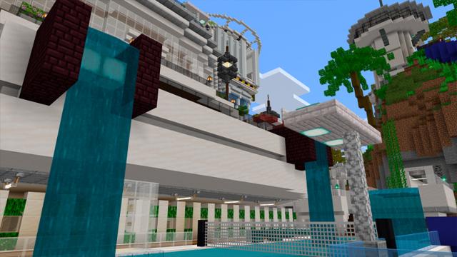 Screenshot of the Minecraft Bedrock Marketplace product Millionaire Mansion created by Box Build.