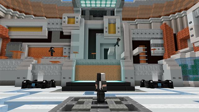 Screenshot of the Minecraft Bedrock Marketplace product Parkour Rivals created by Box Build.