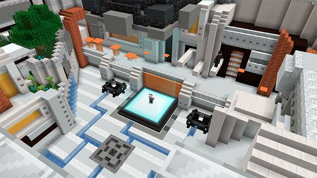 Screenshot of the Minecraft Bedrock Marketplace product Parkour Rivals created by Box Build.