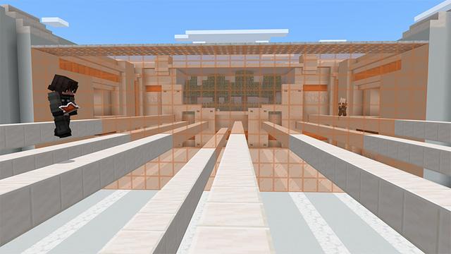 Screenshot of the Minecraft Bedrock Marketplace product Parkour Rivals created by Box Build.
