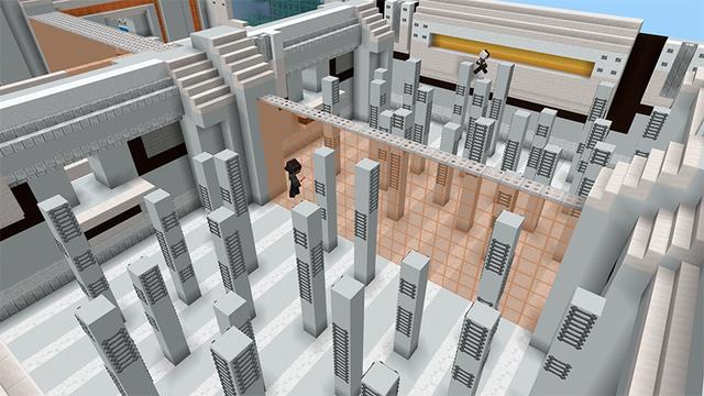 Screenshot of the Minecraft Bedrock Marketplace product Parkour Rivals created by Box Build.