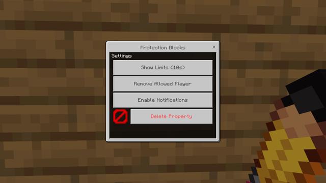 Screenshot of the Minecraft Bedrock Marketplace product Protection Blocks created by Box Build.