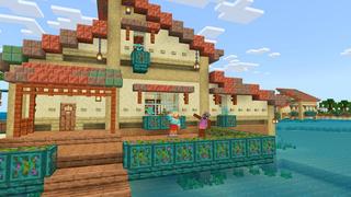 Screenshot of the Minecraft Bedrock Marketplace product Caribbean Getaway created by BTWN Creations.