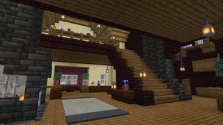 Screenshot of the Minecraft Bedrock Marketplace product Cozy Winter Cottage created by BTWN Creations.