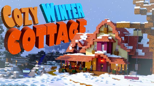 Thumbnail of the Minecraft Bedrock Marketplace product Cozy Winter Cottage created by BTWN Creations.