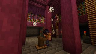 Screenshot of the Minecraft Bedrock Marketplace product Crimson Dragon Village created by BTWN Creations.