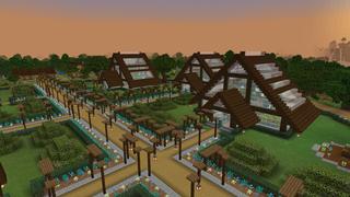 Screenshot of the Minecraft Bedrock Marketplace product Delta Gardens created by BTWN Creations.