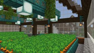 Screenshot of the Minecraft Bedrock Marketplace product Delta Gardens created by BTWN Creations.