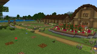 Screenshot of the Minecraft Bedrock Marketplace product Delta Gardens created by BTWN Creations.