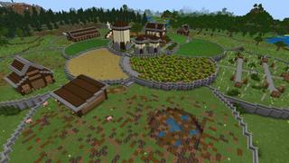 Screenshot of the Minecraft Bedrock Marketplace product Farm Life created by BTWN Creations.