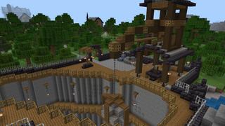 Screenshot of the Minecraft Bedrock Marketplace product Forest Manor created by BTWN Creations.