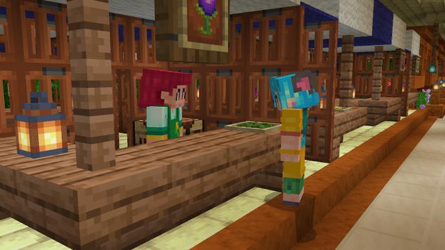 Screenshot of the Minecraft Bedrock Marketplace product Garden Temple created by BTWN Creations.