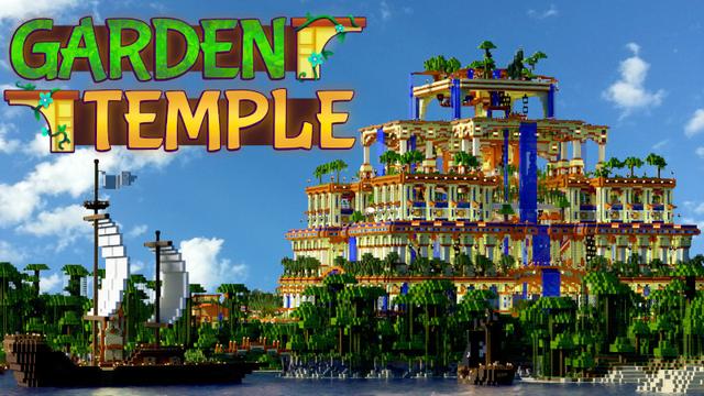 Thumbnail of the Minecraft Bedrock Marketplace product Garden Temple created by BTWN Creations.
