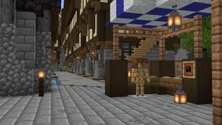 Screenshot of the Minecraft Bedrock Marketplace product Graystone Keep created by BTWN Creations.