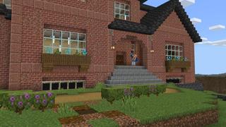 Screenshot of the Minecraft Bedrock Marketplace product Hilltop Manor created by BTWN Creations.