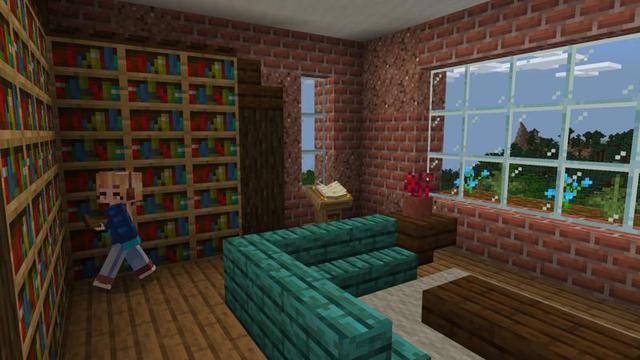 Screenshot of the Minecraft Bedrock Marketplace product Hilltop Manor created by BTWN Creations.