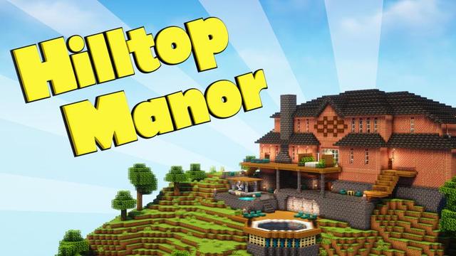 Thumbnail of the Minecraft Bedrock Marketplace product Hilltop Manor created by BTWN Creations.