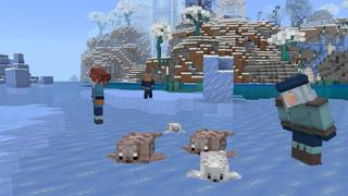Screenshot of the Minecraft Bedrock Marketplace product Ice Palace created by BTWN Creations.