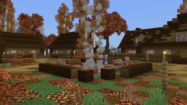 Screenshot of the Minecraft Bedrock Marketplace product Lakeside Retreat created by BTWN Creations.